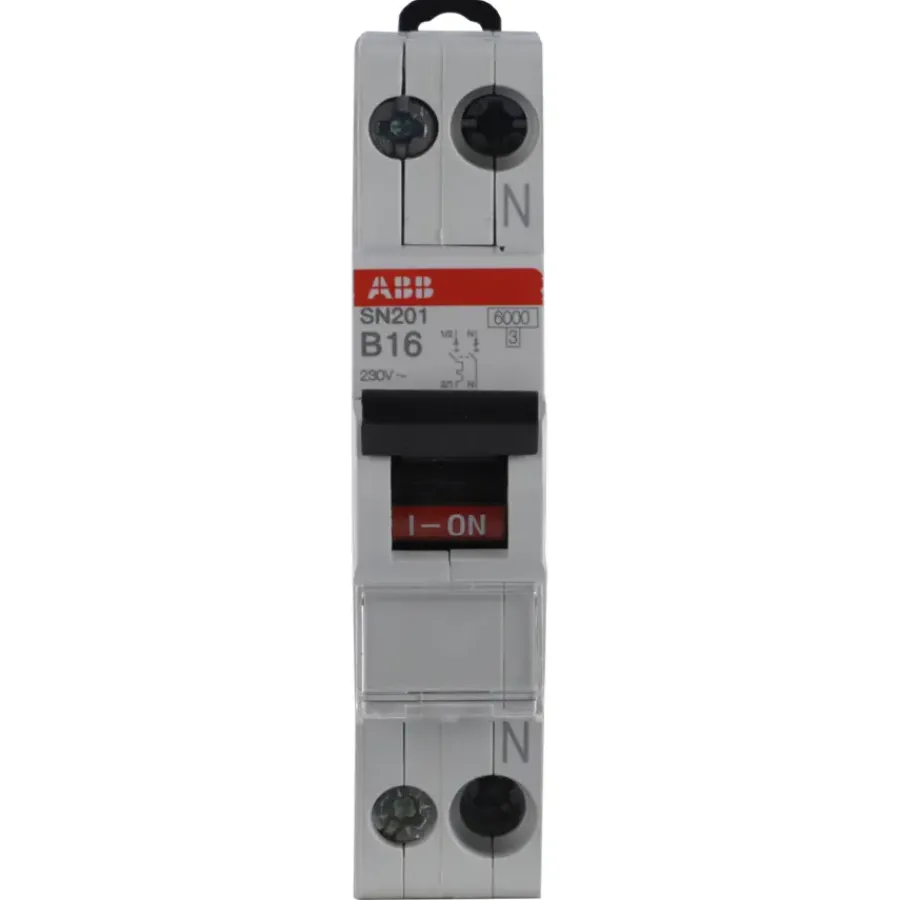 ABB HAF Installatieautomaat B-kar 16 A 1P+N Clearance