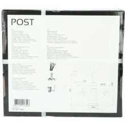 Absolut Post 2-knops wastafelkraan Chroom