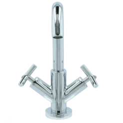 Absolut Post 2-knops wastafelkraan Chroom