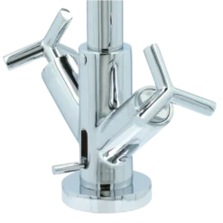 Absolut Post 2-knops wastafelkraan Chroom