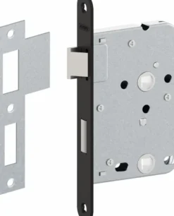 Abus badkamer-/wc-slot voorplaat zwart Discount