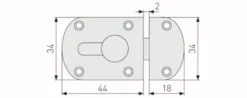 Abus deurbeveiling SRD44