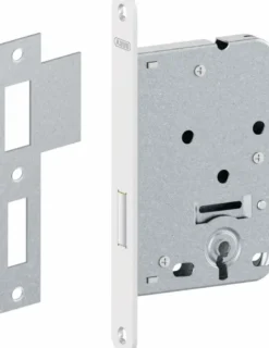 Abus kastdeurslot voorplaat wit Discount