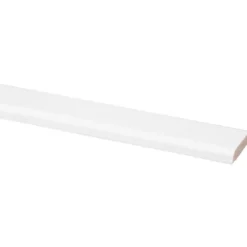 Geen Afdeklijst grenen wit gelakt 5x22mm 270cm