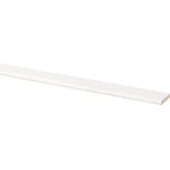 Geen Afdeklijst grenen 4x30 mm wit lengte 270 cm Discount