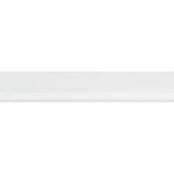 Geen Afdeklijst grenen 4x30 mm wit lengte 270 cm Discount