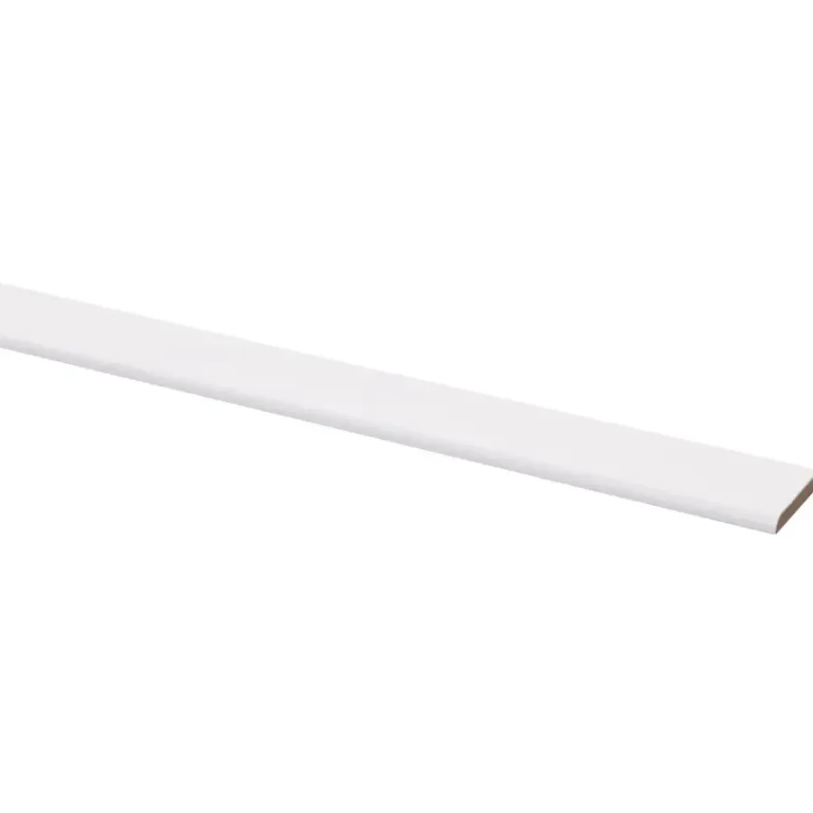Geen Afdeklijst MDF wit folie 4x30 mm 260 cm Discount