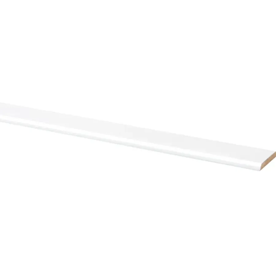 Geen Afdeklijst MDF zelfklevend wit 4x30 mm lengte 260 cm Clearance