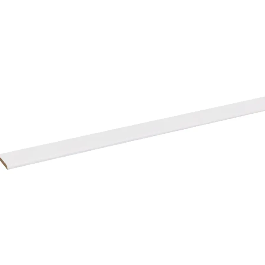 Geen Afdeklijst MDF zelfklevend wit 4x30 mm lengte 260 cm Clearance