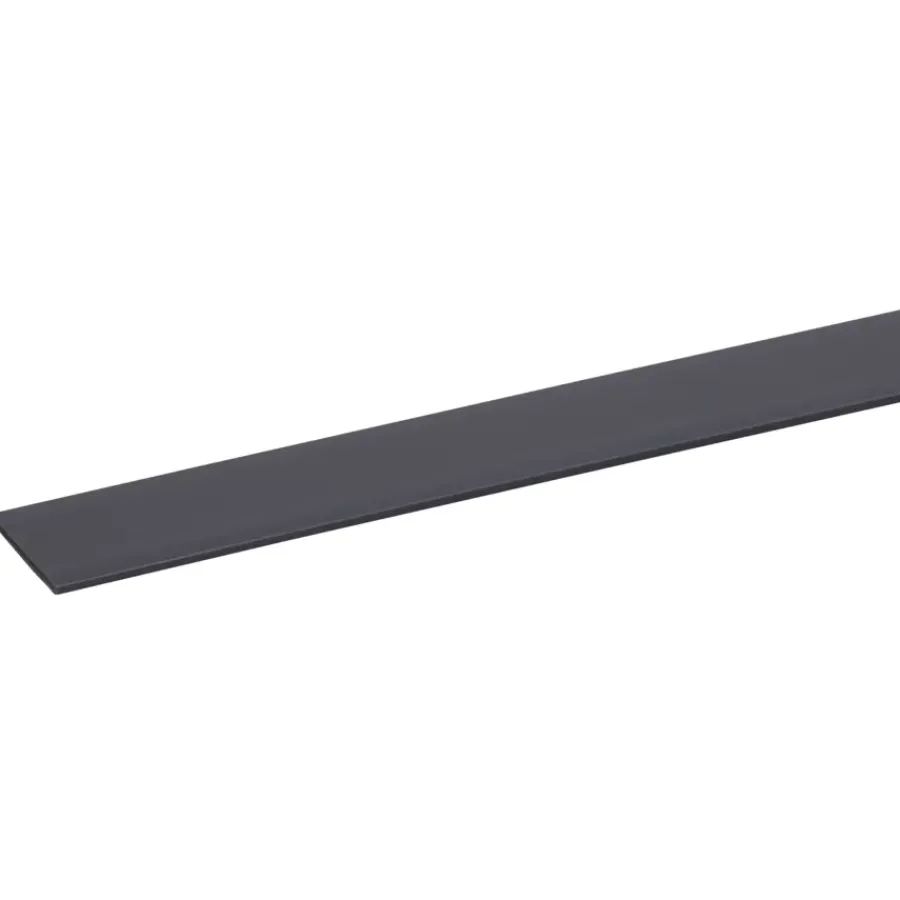 Geen Afdekprofiel kunststof antraciet 2x30 mm 260 cm Discount