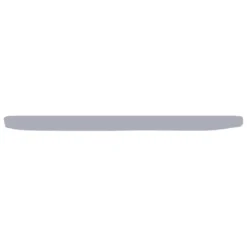 Afdekprofiel kunststof RVS look zelfklevend 2x30mm 260cm