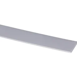 Afdekprofiel kunststof RVS look zelfklevend 2x30mm 260cm