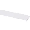Geen Afdekprofiel kunststof wit 2x50mm 260cm New