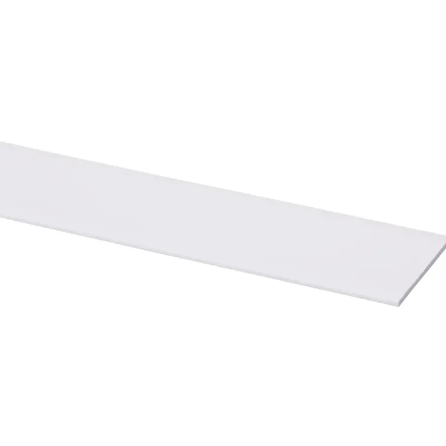 Geen Afdekprofiel kunststof wit 2x50mm 260cm New