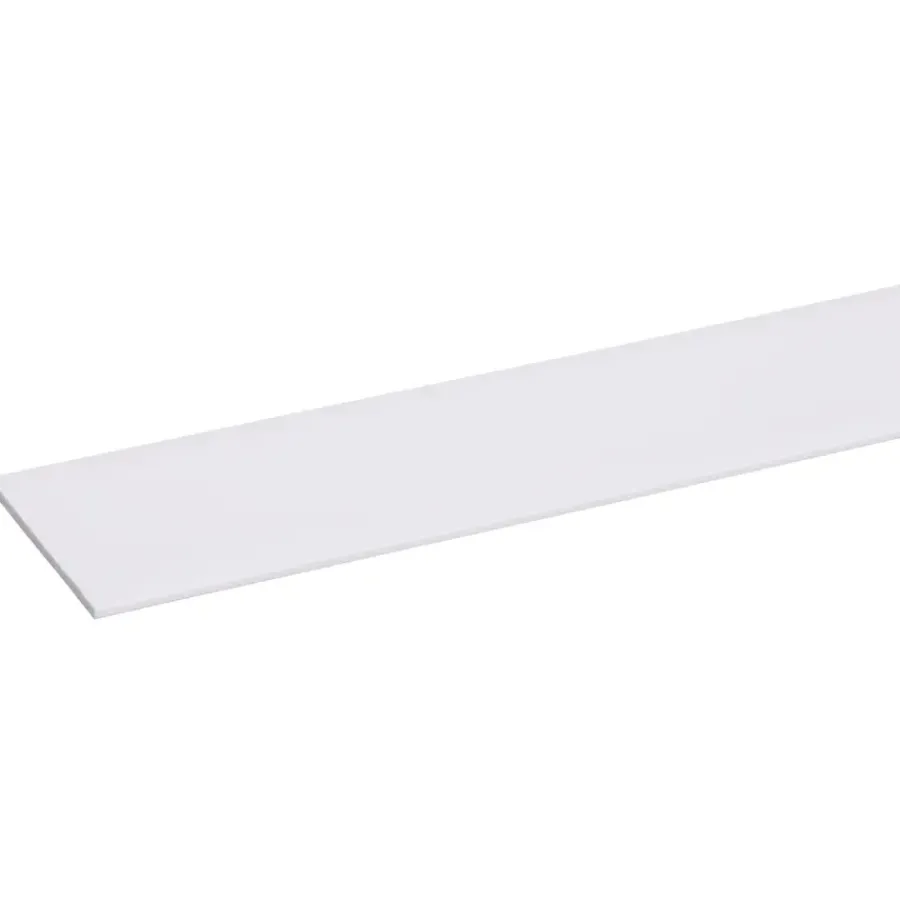 Geen Afdekprofiel kunststof wit 2x50mm 260cm New