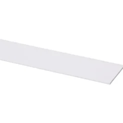 Geen Afdekprofiel kunststof wit 2x50mm 260cm New