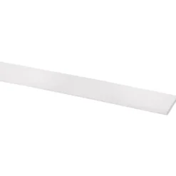 Geen Afdekprofiel kunststof wit 2x20 mm lengte 260 cm Hot