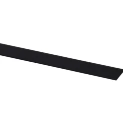 Geen Afdekprofiel kunststof 2x30 mm lengte 260 cm zwart Discount