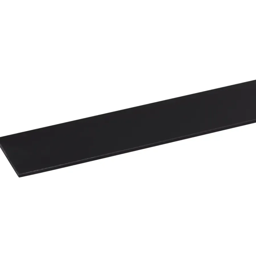 Geen Afdekprofiel kunststof zwart zelfklevend 2x30mm 260cm New