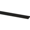 Afdekprofiel zelfklevend kunststof zwart 2x20mm 260cm