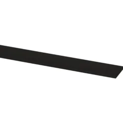Afdekprofiel zelfklevend kunststof zwart 2x20mm 260cm
