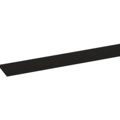 Afdekprofiel zelfklevend kunststof zwart 2x20mm 260cm