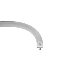 Geen Afdichtingsband PVC transparant 8,5x2500 mm Outlet