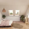 Agnes plafondplaat fijn wit stuc 120x60 cm (4 stuks, ca. 2,88 m2) Discount