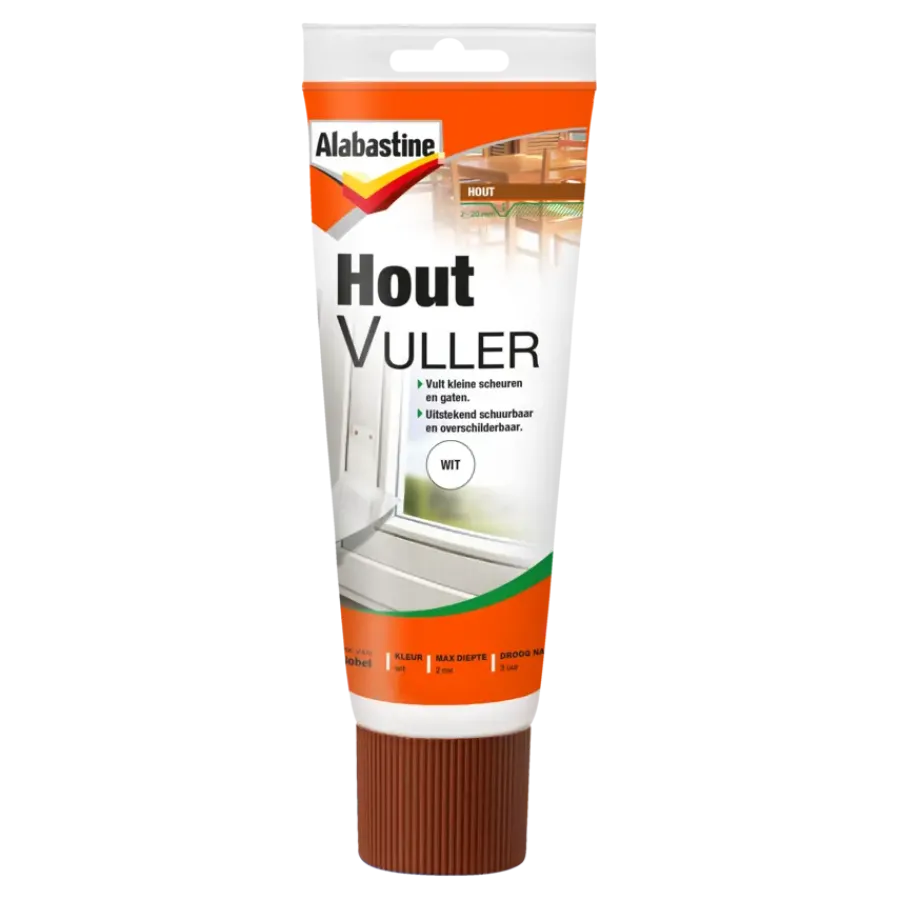 Alabastine houtvuller wit 330 gram New