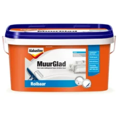 Alabastine MuurGlad rolbaar 10 liter Clearance