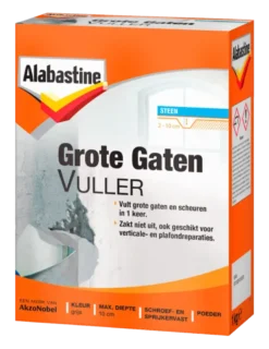 Alabastine muurvuller grote gaten 1 kilogram Clearance