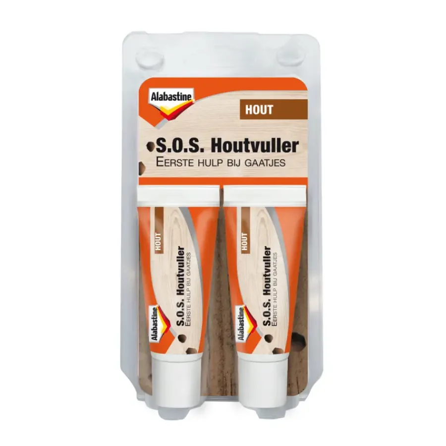 Alabastine SOS houtvuller wit 2 x 20 ml