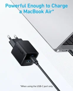 Anker 323 USB-C dual snellader zwart New
