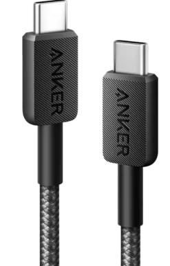 Anker 322 USB-C naar USB-C kabel snelladen 1 m zwart Best