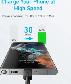 Anker 322 USB-C naar USB-C kabel snelladen 1 m zwart Best