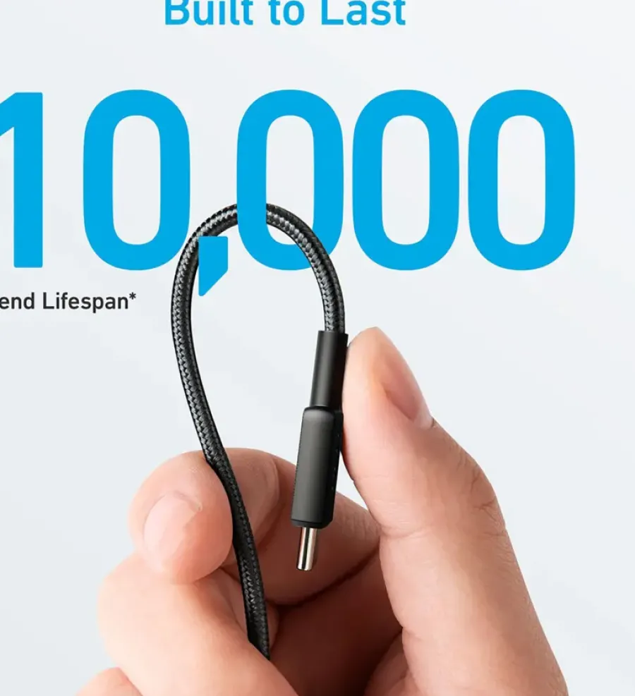 Anker 322 USB-C naar USB-C kabel snelladen 1 m zwart Best