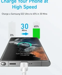 Anker 322 USB-C naar USB-C kabel snelladen 1 m wit New