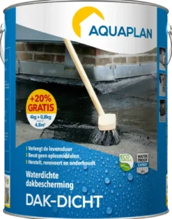 Aquaplan Dak-Dicht renovatiecoating 4 liter + 20% gratis