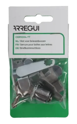 Arregui brievenbus slotset voor Arrequi en Brabantia brievenbussen New
