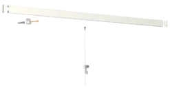 Artiteq Click Rail schilderij ophangsysteem compleet 2 meter wit RAL 9016 overschilderbaar Discount