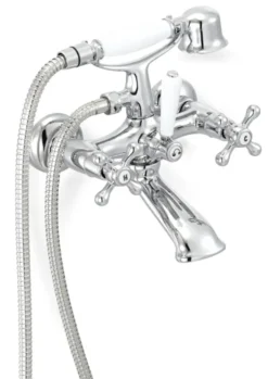 Atlantic badkraan Louise met handdouche chroom 15 cm