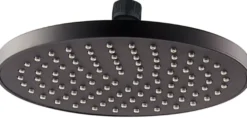 Atlantic douchekop Blake hoofddouche 1 stand ø 20 cm zwart