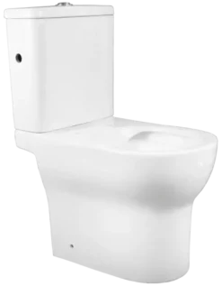 Atlantic duoblok toilet Nash wit D-vorm
