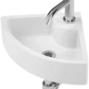 Atlantic fonteinset Ozzy hoekmodel wit