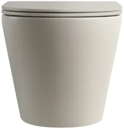 Atlantic hangend toilet Joey mat greige
