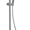 Atlantic regendoucheset Asher met handdouche 3 standen en thermostaatkraan gunmetal - hartafstand kraan 15 cm