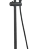 Atlantic regendoucheset Asher met handdouche 3 standen thermostaatkraan zwart - hartafstand kraan 12 cm