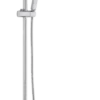 Atlantic regendoucheset Asher vierkant 25,5cm x 25,5cm met handdouche en thermostaatkraan 1 stand chroom - hartafstand kraan 15 cm