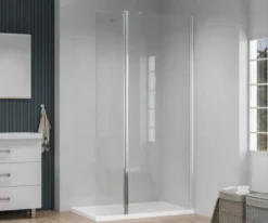 Atlantic Sapelo scharnierende zijwand 30x195 cm
