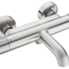 Atlantic thermostatische badkraan Colin RVS 15 cm